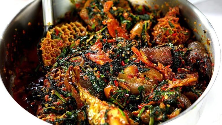 Efo Riro - Nigerian Spinach Stew