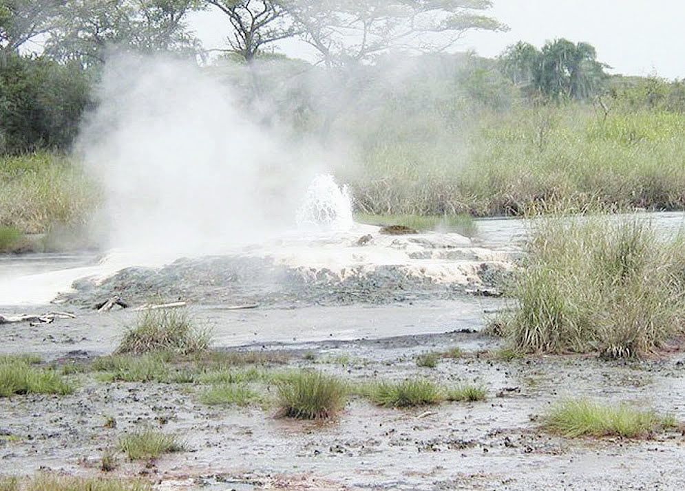 Hot springs in Uganda
