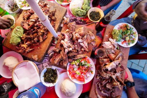 Food in the Street of Kenya