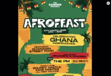 Fake Brand Alert: “Afrofeast Ghana Independence” at The Garden Vauxhall Afrofeast Ghana Independence